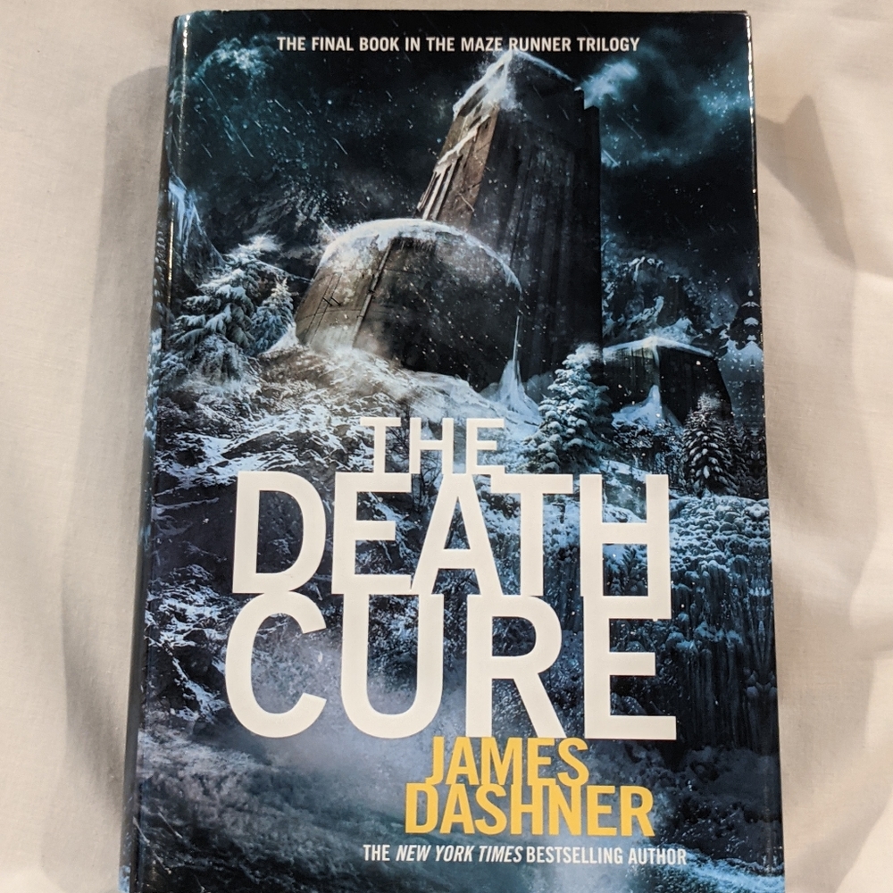 Hardcover book of The Death Cure